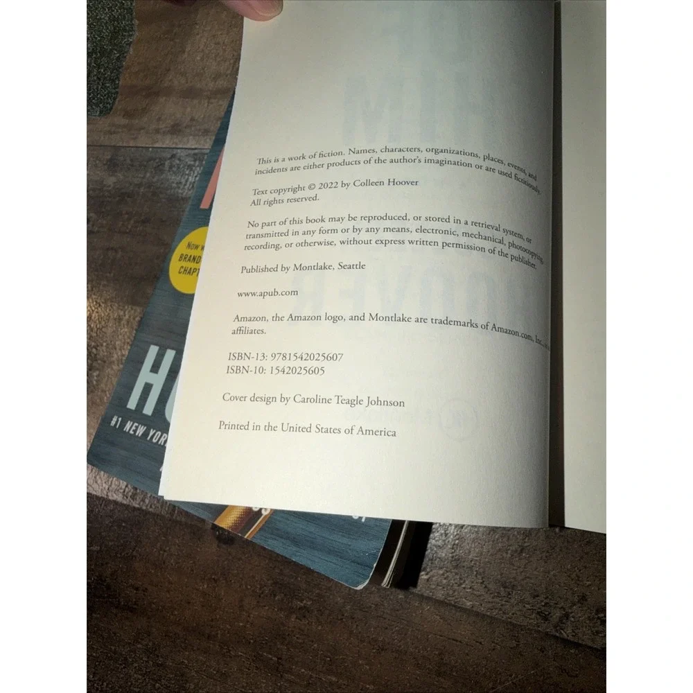 Colleen Hoover 3 Book Lot Finding Cinderella Reminders of Him Maybe Now PB Good